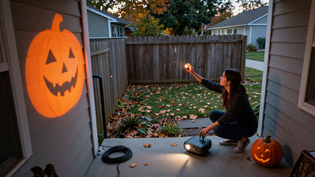 Halloween projector lights