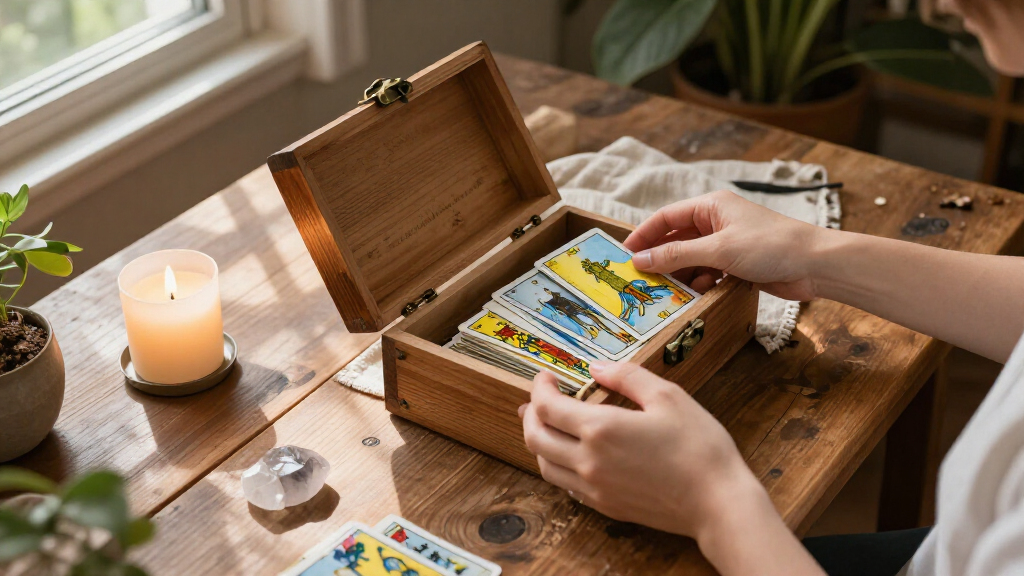 tarot card storage boxes