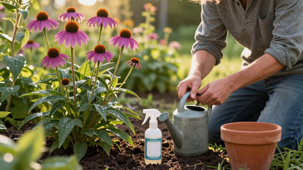 best coneflower garden care products