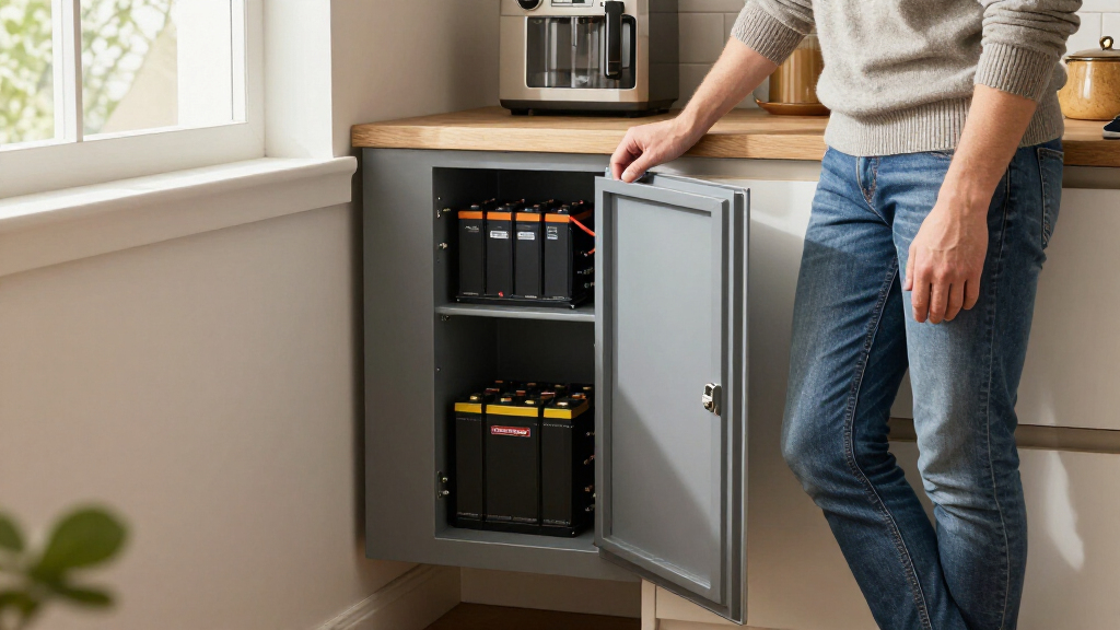 best fire resistant battery storage cabinet for home use