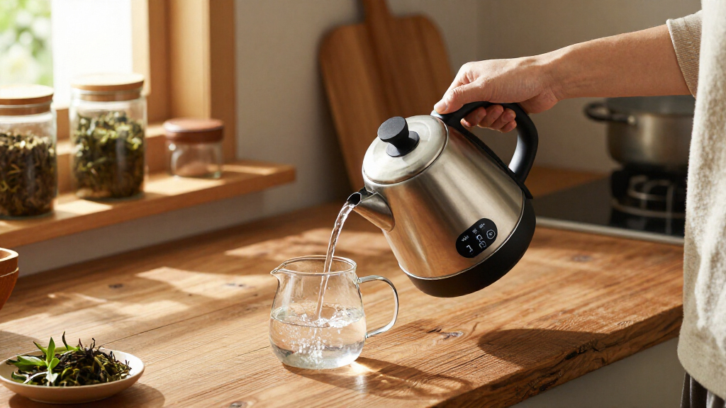 electric kettle with temperature control