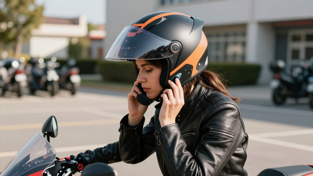 motorcycle helmet Bluetooth communication