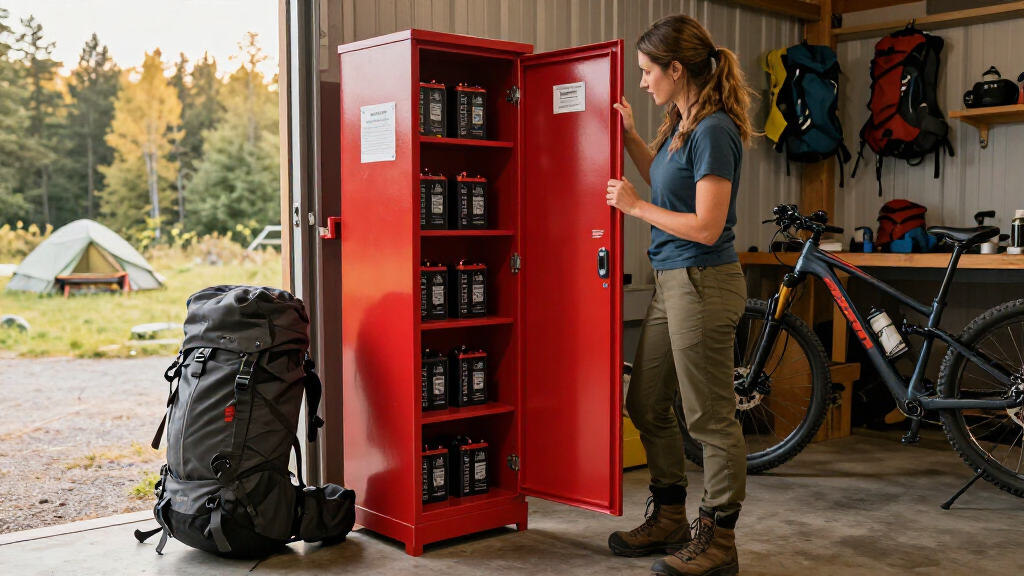 flammable lithium battery storage cabinet
