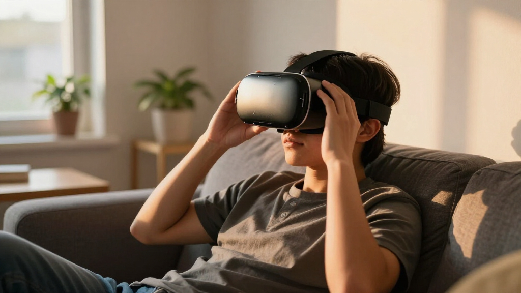 vr headset for seated play