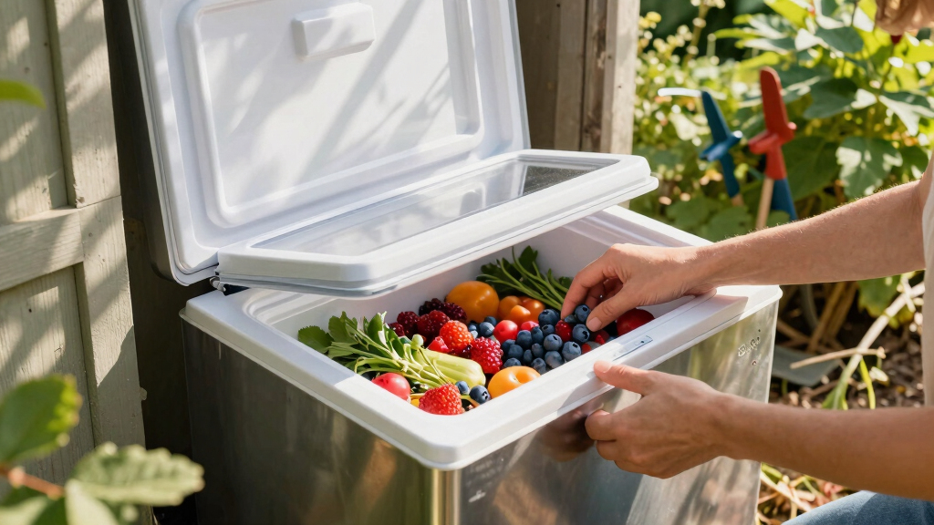 best compact freezer for garden harvest overflow