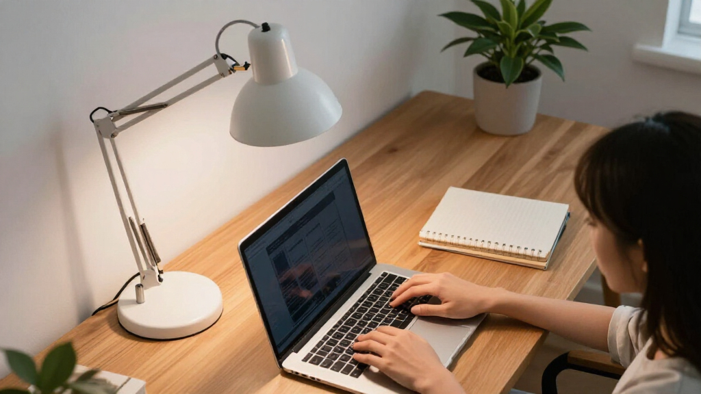 desk lamp for study area