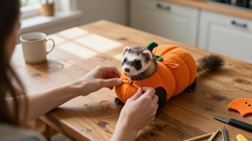 Halloween pet costumes for ferrets