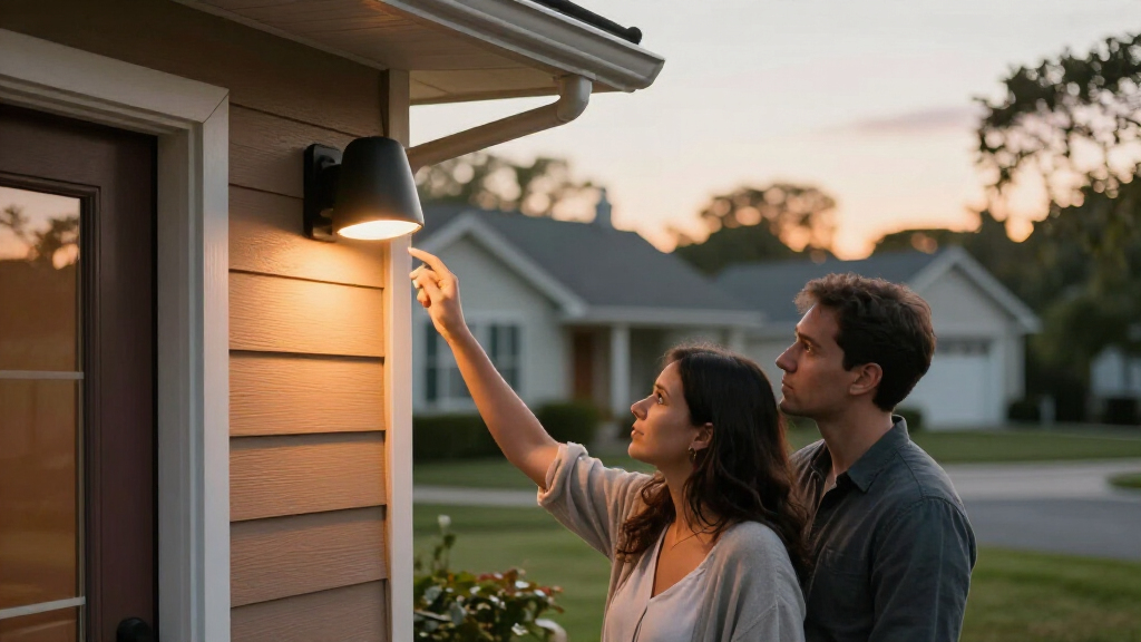 security camera floodlight