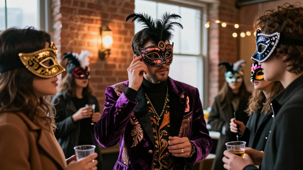 designer Halloween masks