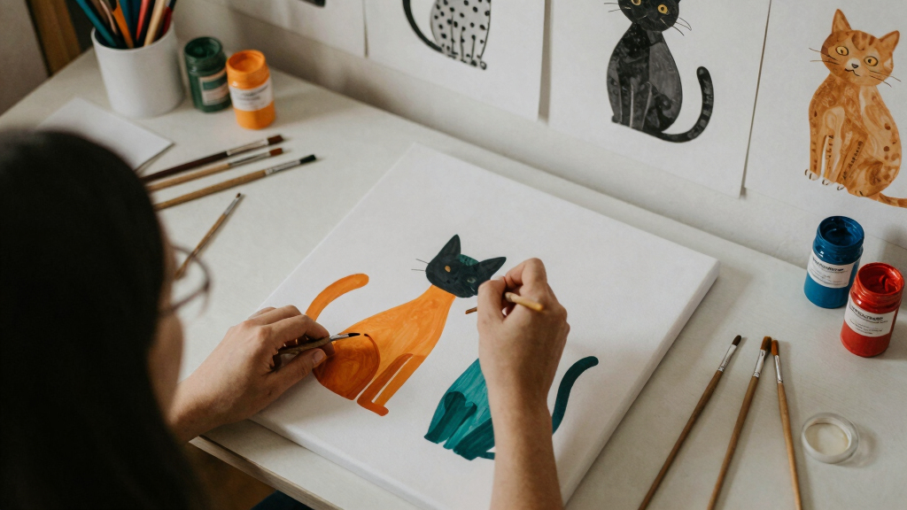 best cat wall art