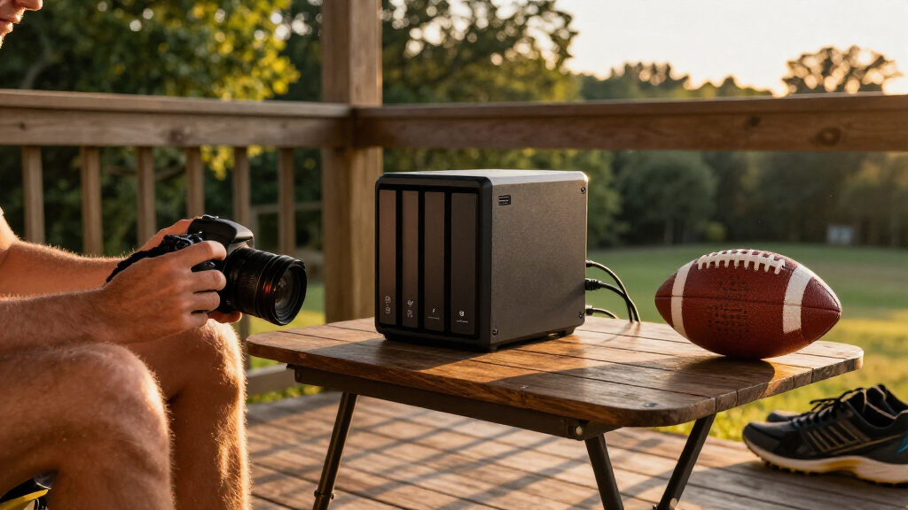 best 4 bay nas for sports footage backup