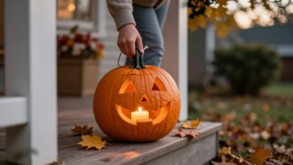 Halloween candle lanterns