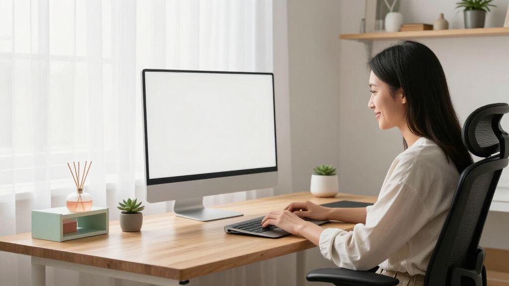 cleaner calmer desk setup products