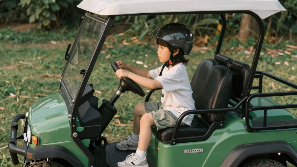 ride on utility side by side for kids
