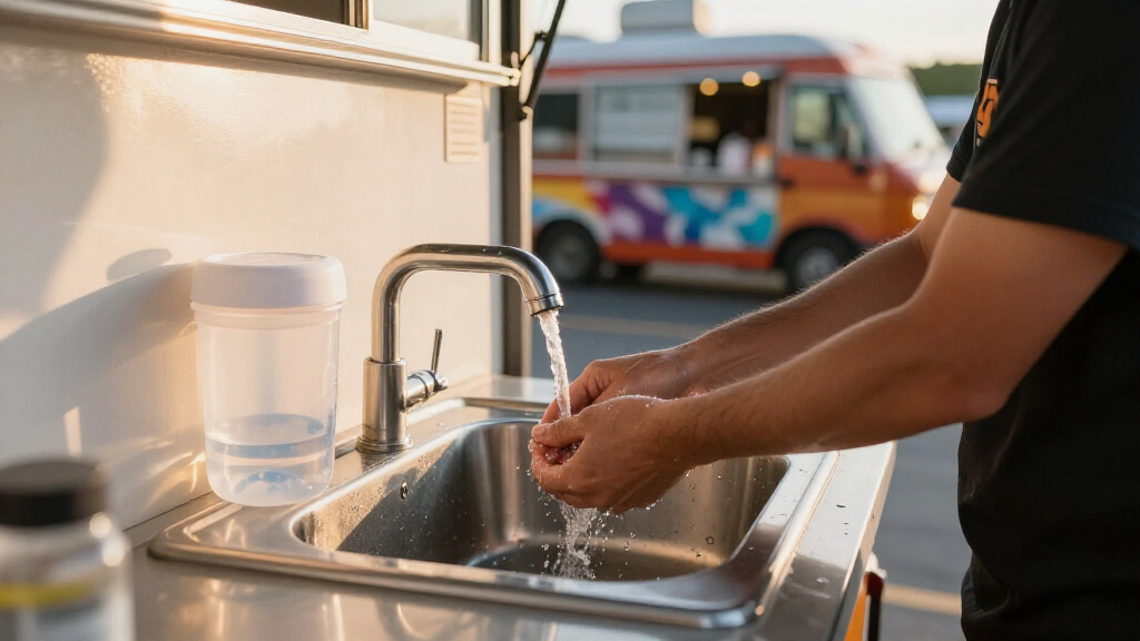 best electric portable handwash sinks for food trucks