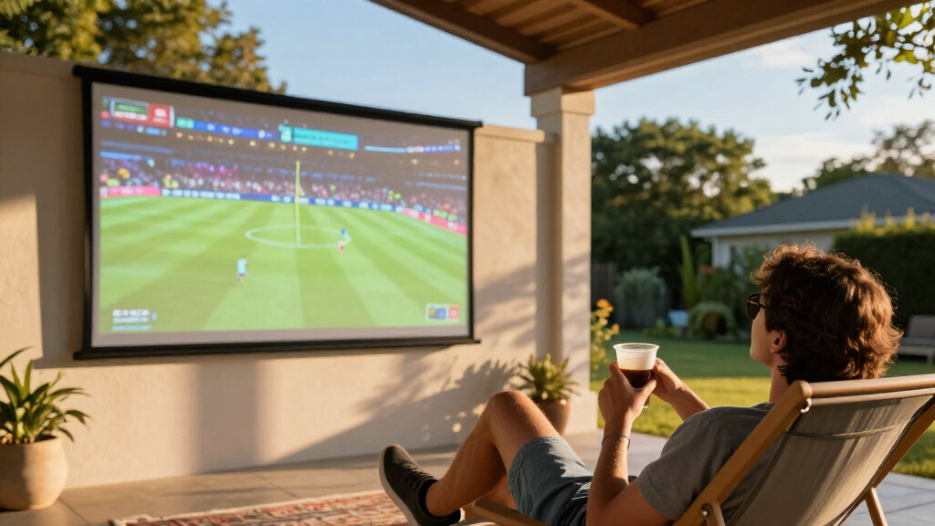 best alr projector screen for daytime sports