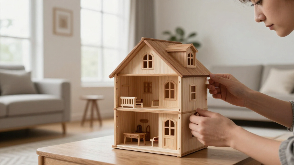 premium wooden dollhouse sets
