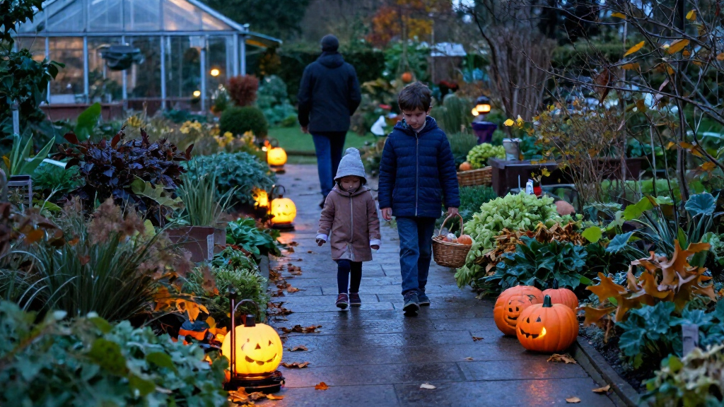 Halloween outdoor pathway lights