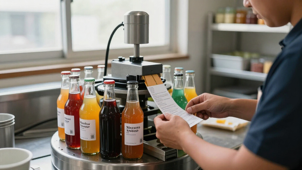 round bottle labeling machine