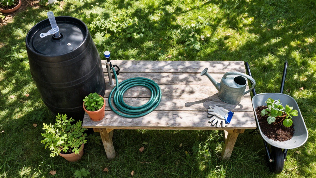 rain barrels for water collection
