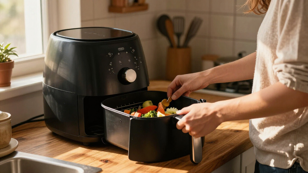 air fryer with grill plate