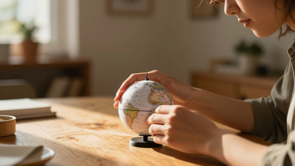 best folding paper globes