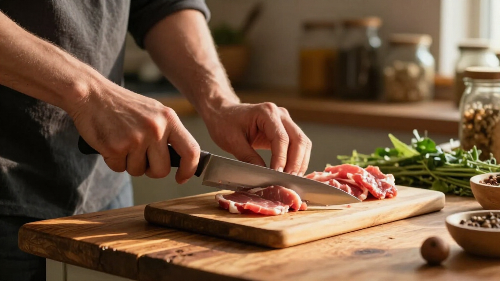 knives for meat preparation