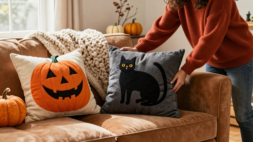 halloween throw pillow covers