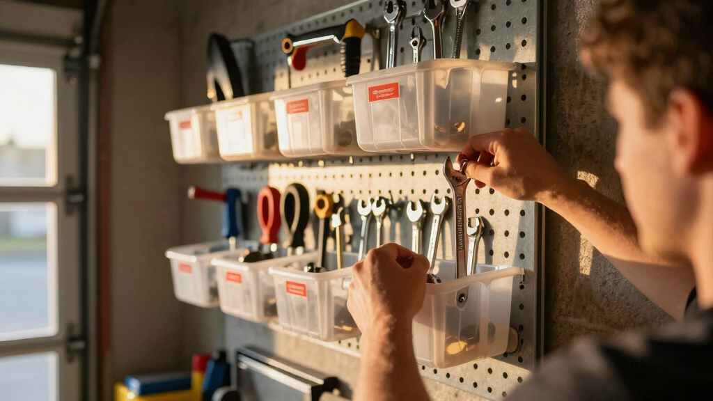 mechanical garage organization systems