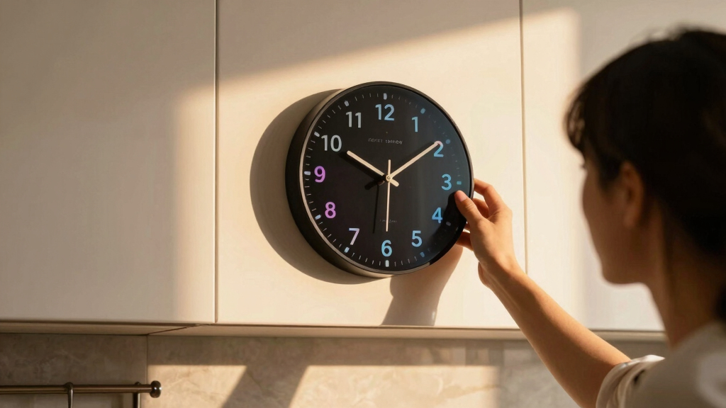 best circular LCD clocks