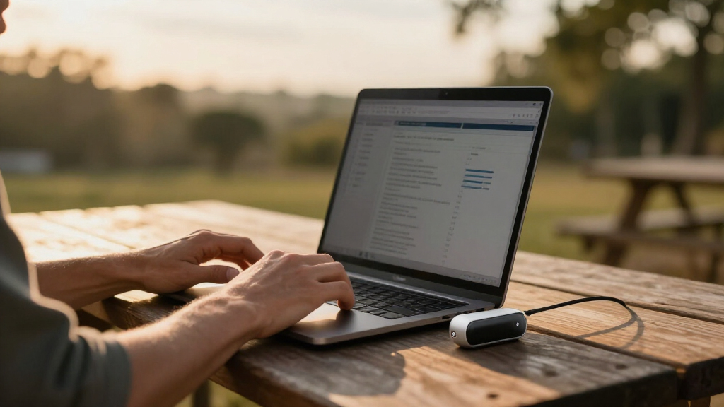portable monitor for working from anywhere after separation