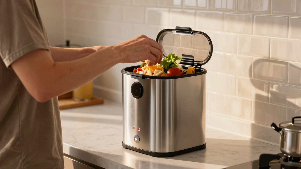 electric compost bin for kitchen