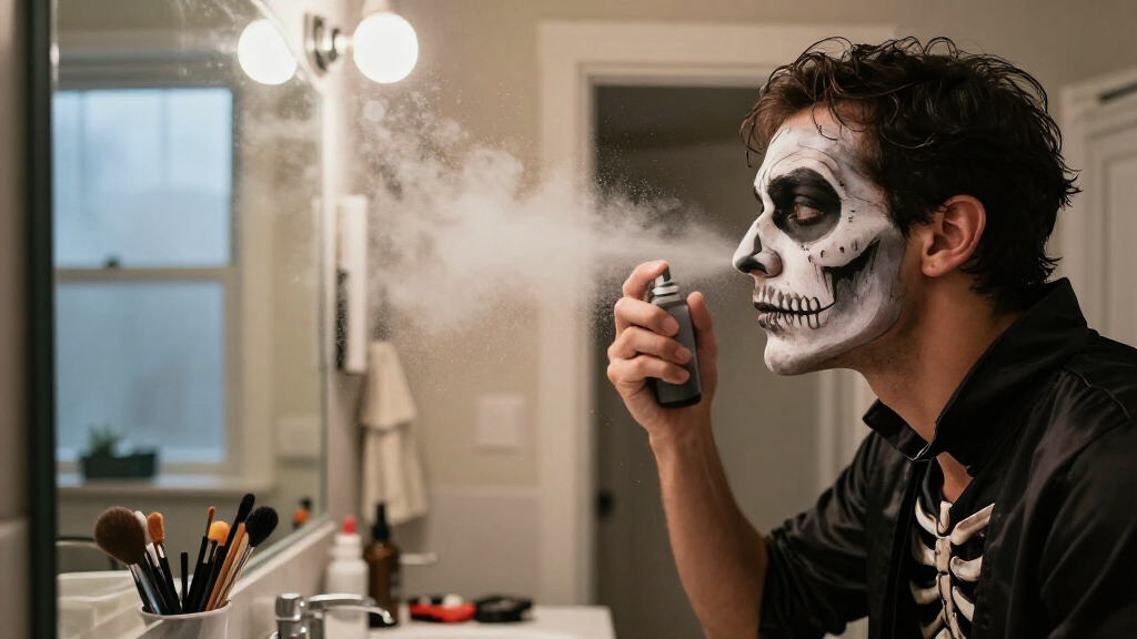 Halloween makeup setting sprays