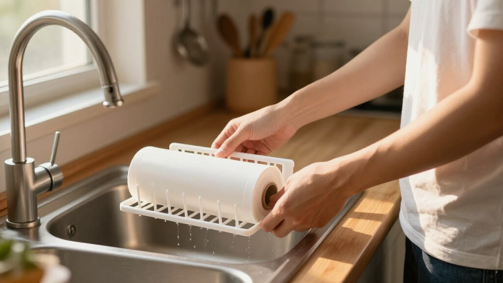 roll up dish drying rack over sink