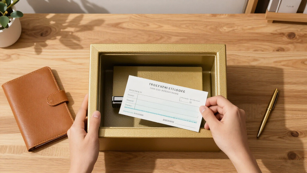 secure safe box for checkbooks and checks