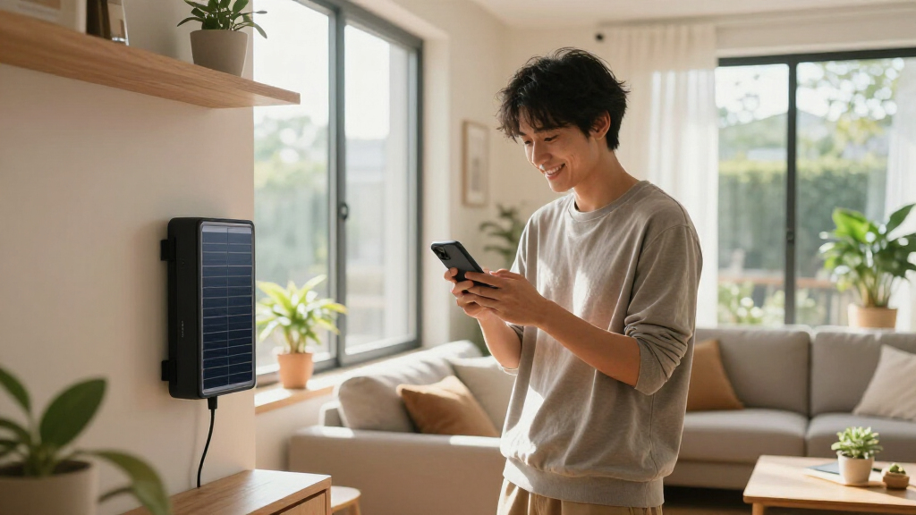 solar-powered backup batteries
