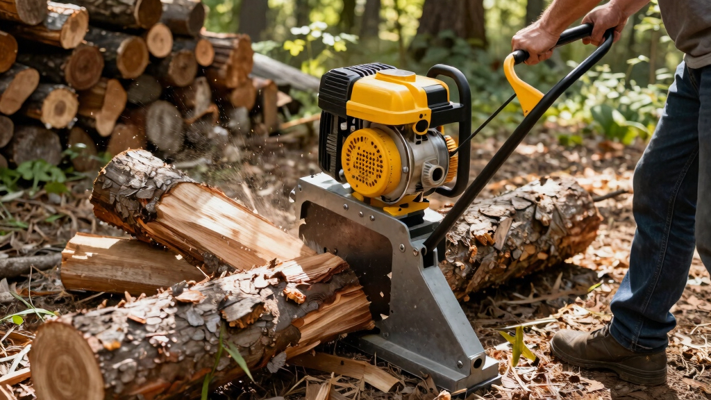 gas-powered log splitters
