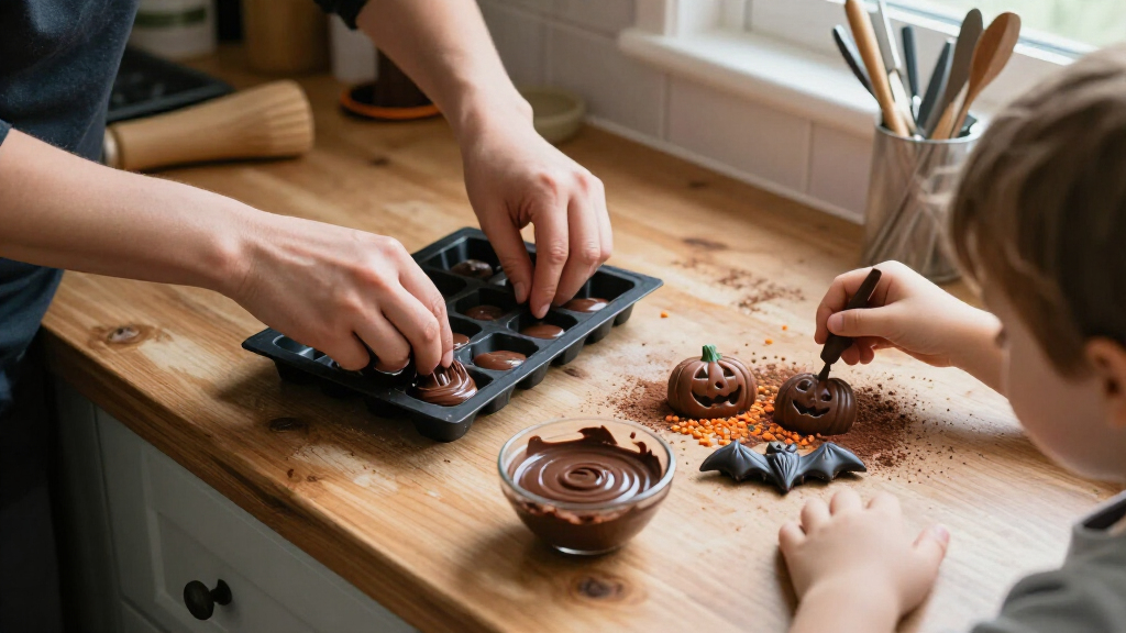 Halloween silicone chocolate molds
