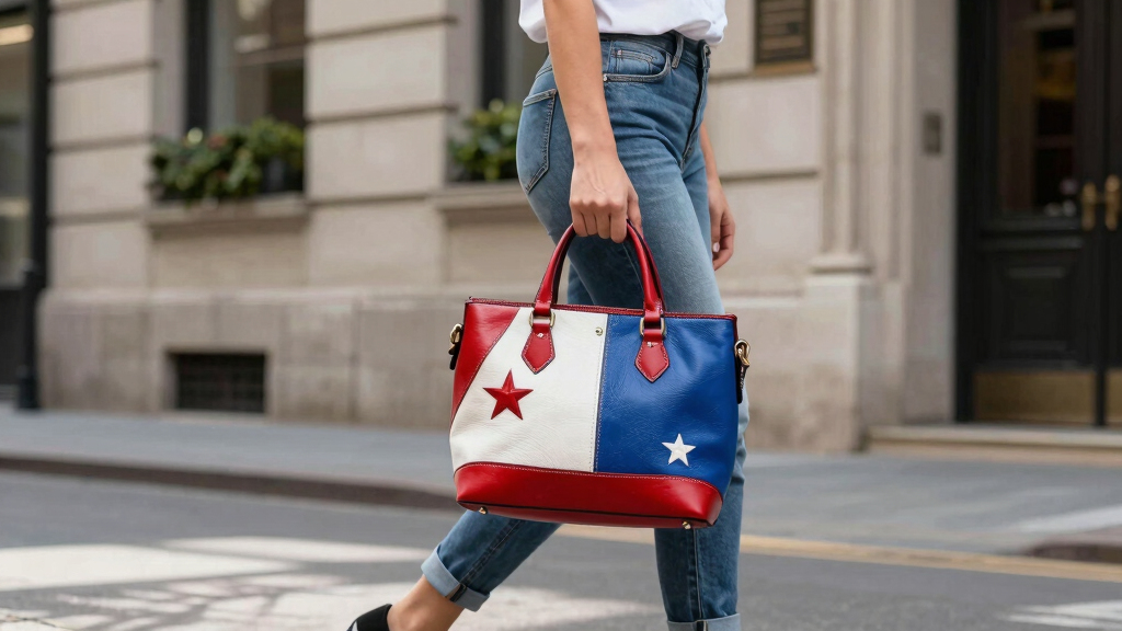 patriotic leather handbags