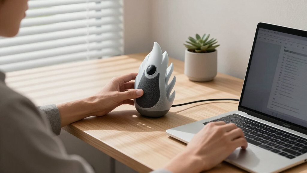 flame sound speaker for offices