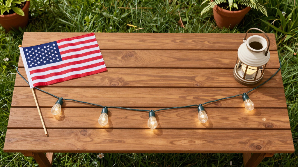 patriotic outdoor string lights