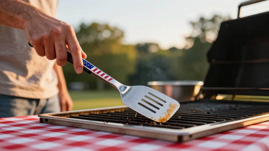 patriotic outdoor grilling tools