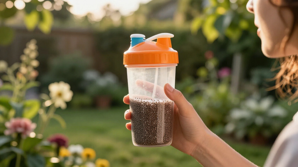 chia shaker bottle