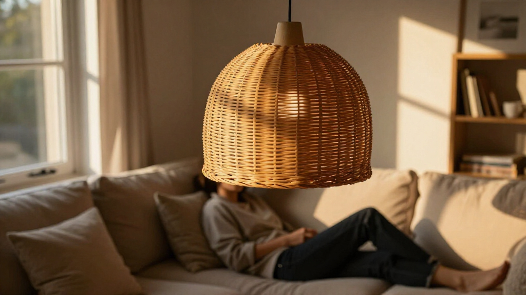 rattan pendant lights