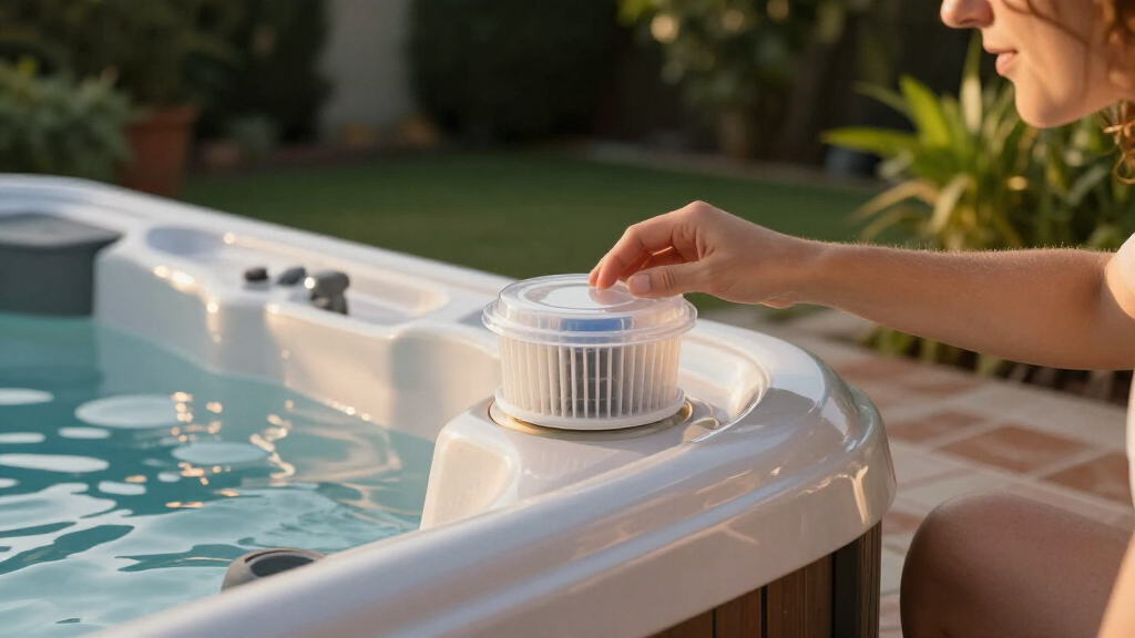 best hot tub filter system