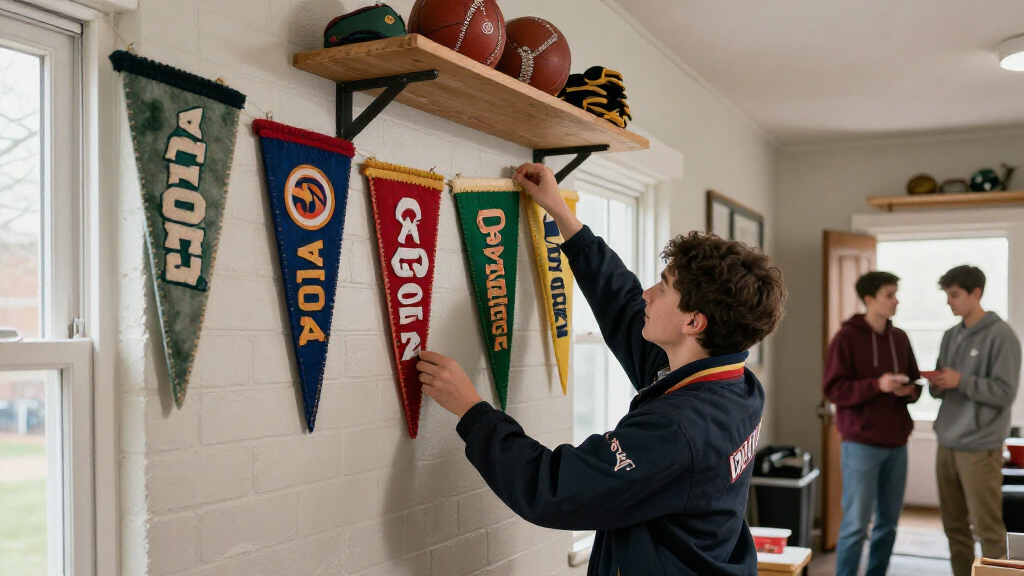 sports team pennants