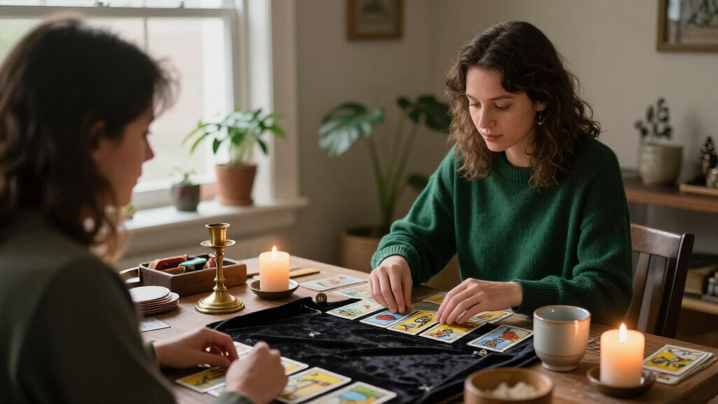 tarot card reading table stands