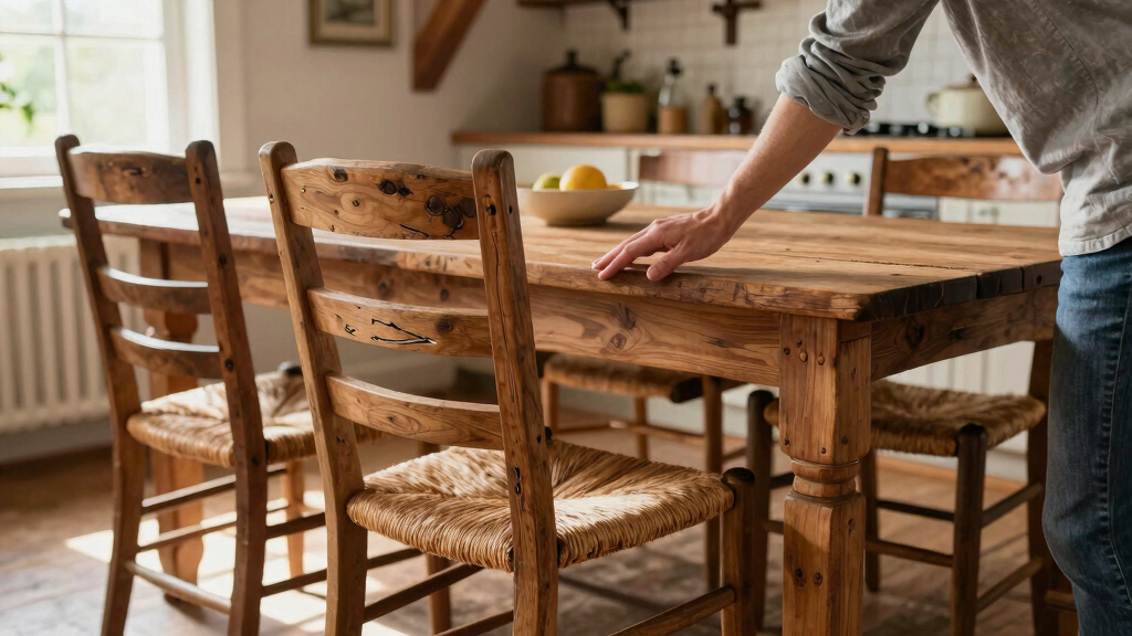 rustic farmhouse dining chairs