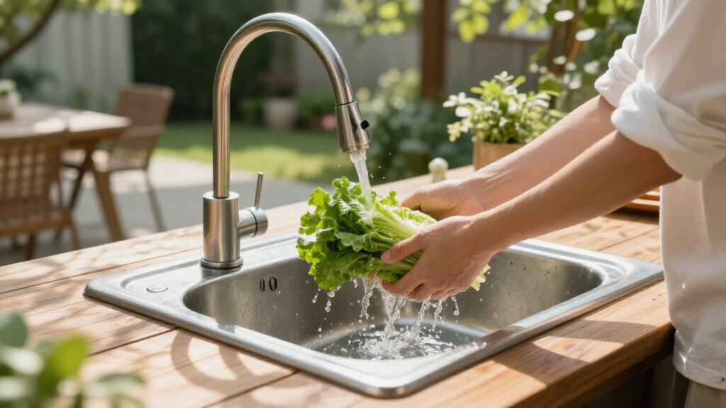best stainless outdoor sink station