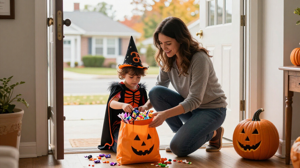 Halloween candy bowls